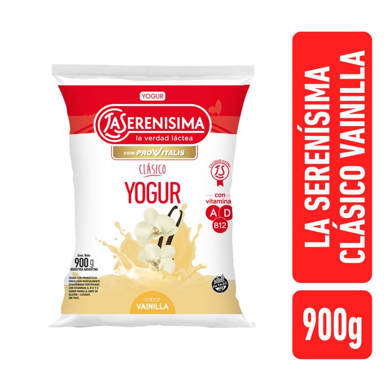 YOGURT LA SERENISIMA  SACHET 900 GRS VAINILLA oferta